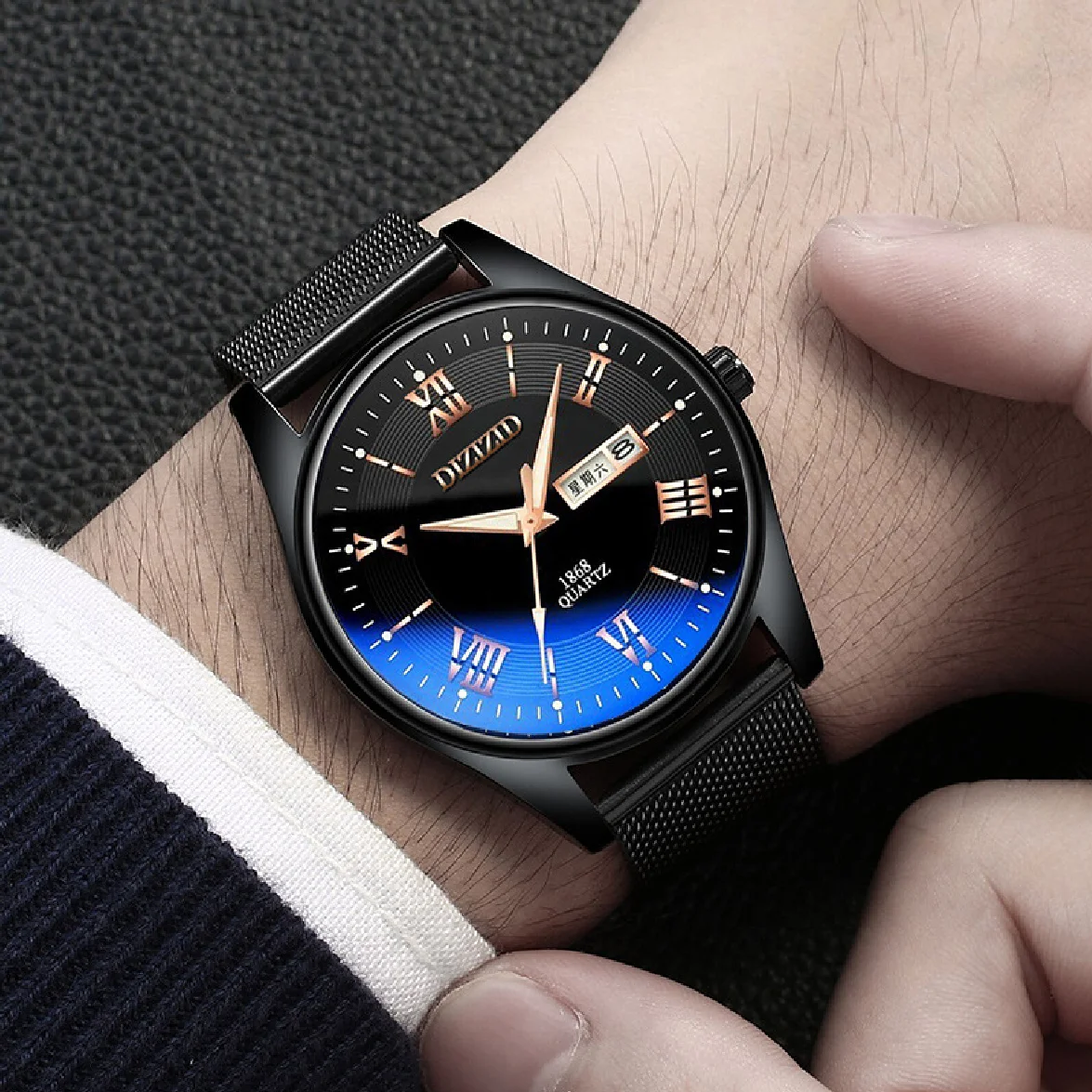 2022 New luxury fashion mens watch Leather strap Quartz calendar Business MAN watch Casual quartz wristwatches montre homme
2022 New luxury fashion mens watch Leather strap Quartz calendar Business MAN watch Casual quartz wristwatches montre homme