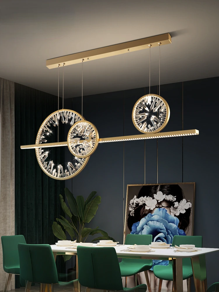 Dining-Room Lamp Chandelier Guangdong Zhongshan Lamps Dining Room Crystal Lamp Modern Simple and Light Luxury Creative Bar Bar
Dining-Room Lamp Chandelier Guangdong Zhongshan Lamps Dining Room Crystal Lamp Modern Simple and Light Luxury Creative Bar Bar