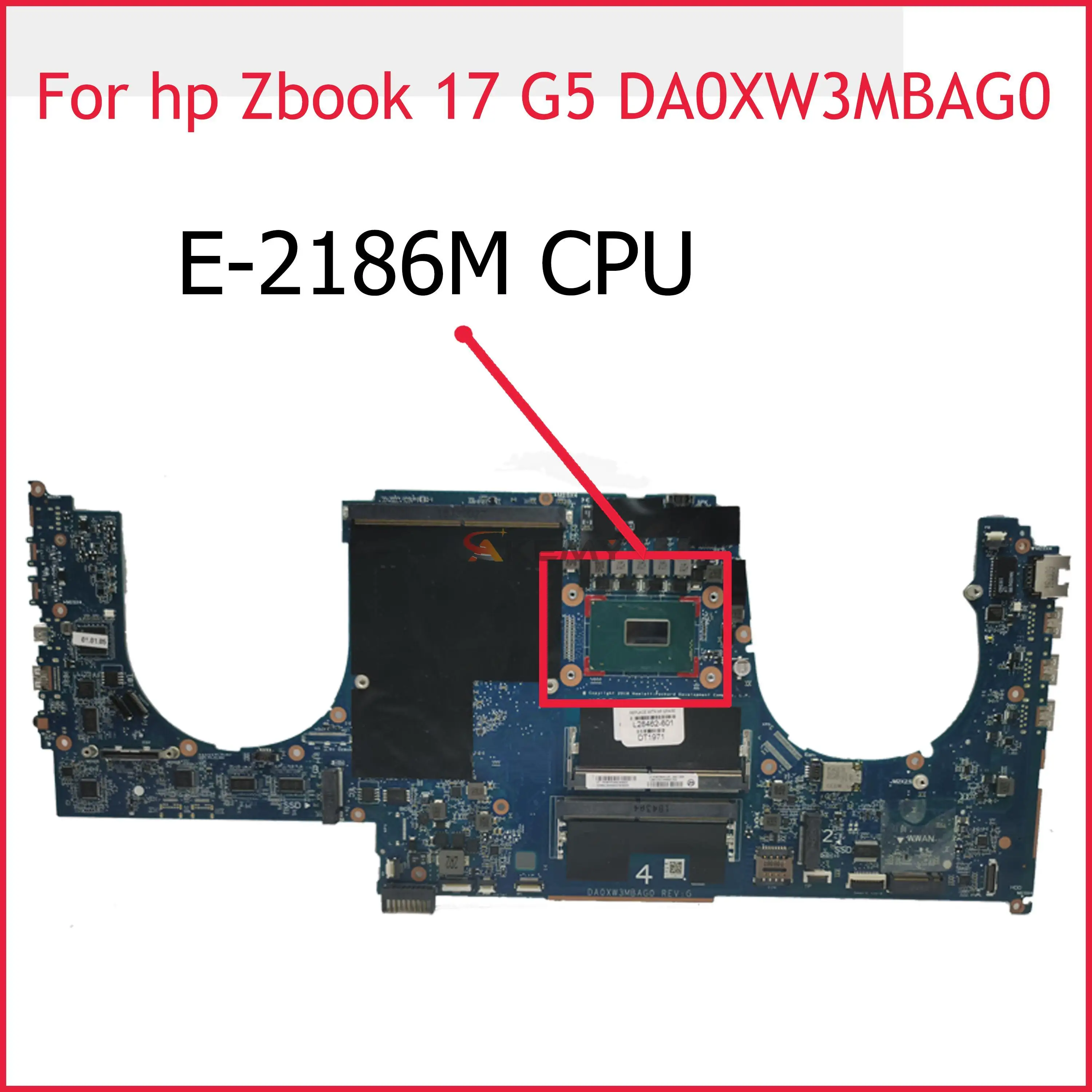 XW3 DA0XW3MBAG0 For HP Zbook 17 G5 Laptop Motherboard L28458-601 L28458-001 L30841-601 With E-2186M CPU DDR4 100% Tested OK
XW3 DA0XW3MBAG0 For HP Zbook 17 G5 Laptop Motherboard L28458-601 L28458-001 L30841-601 With E-2186M CPU DDR4 100% Tested OK