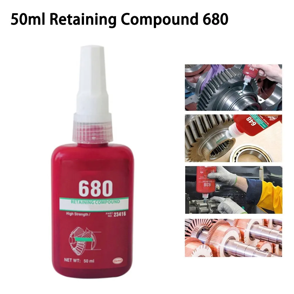 50ml Retaining Compound Cylindrical Parts Holding Glue Anaerobic Adhesive 680 High Temperature Resistance Retaining Sealant
50ml Retaining Compound Cylindrical Parts Holding Glue Anaerobic Adhesive 680 High Temperature Resistance Retaining Sealant