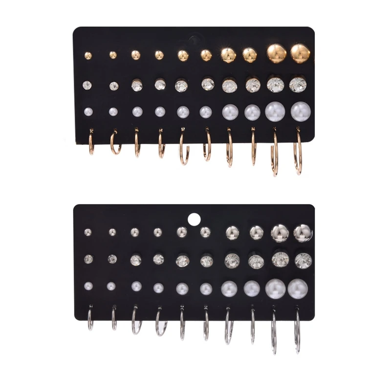 15 Pairs Retro Exaggerated Geometric Small Golden Ball Earrings Minimalist Mixed Earrings Set Circle Stud Earrings
15 Pairs Retro Exaggerated Geometric Small Golden Ball Earrings Minimalist Mixed Earrings Set Circle Stud Earrings