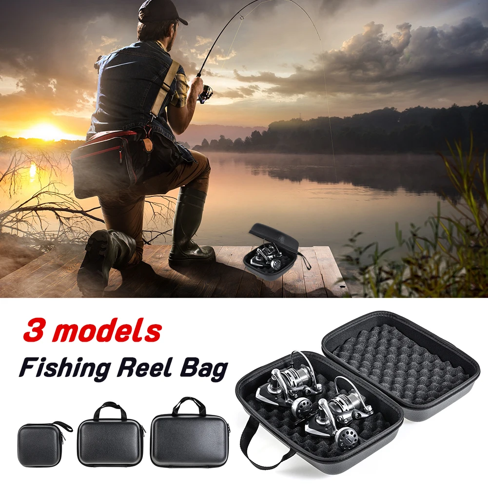 Shockproof EVA Fishing Reel Bag Waterproof Reel Protective Case Fishing Tackle Elastic Cotton Storage Case For 1-2 Fishing Reel
Shockproof EVA Fishing Reel Bag Waterproof Reel Protective Case Fishing Tackle Elastic Cotton Storage Case For 1-2 Fishing Reel