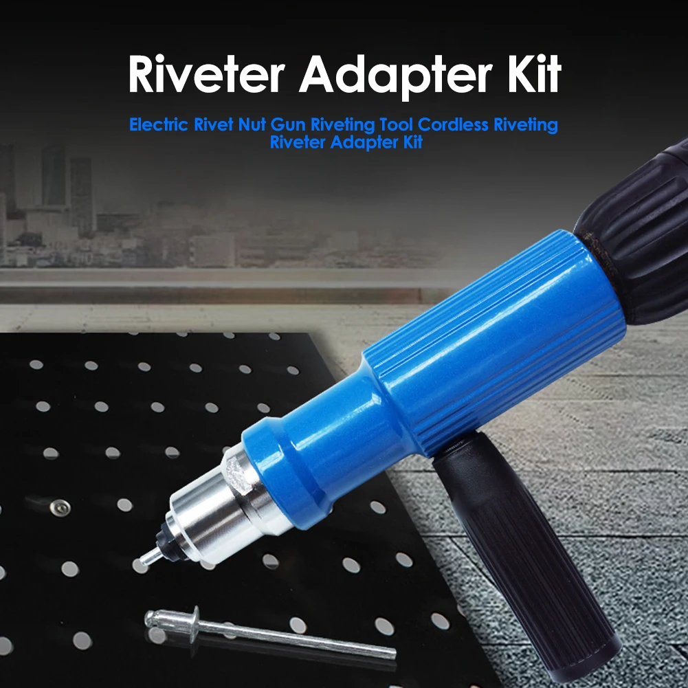 Anti Slip Electric Rivet Guns Adapter Electric Pull Rivet Three-Piece Structure No Stuck Strong Bite Conversion Adapter
Anti Slip Electric Rivet Guns Adapter Electric Pull Rivet Three-Piece Structure No Stuck Strong Bite Conversion Adapter