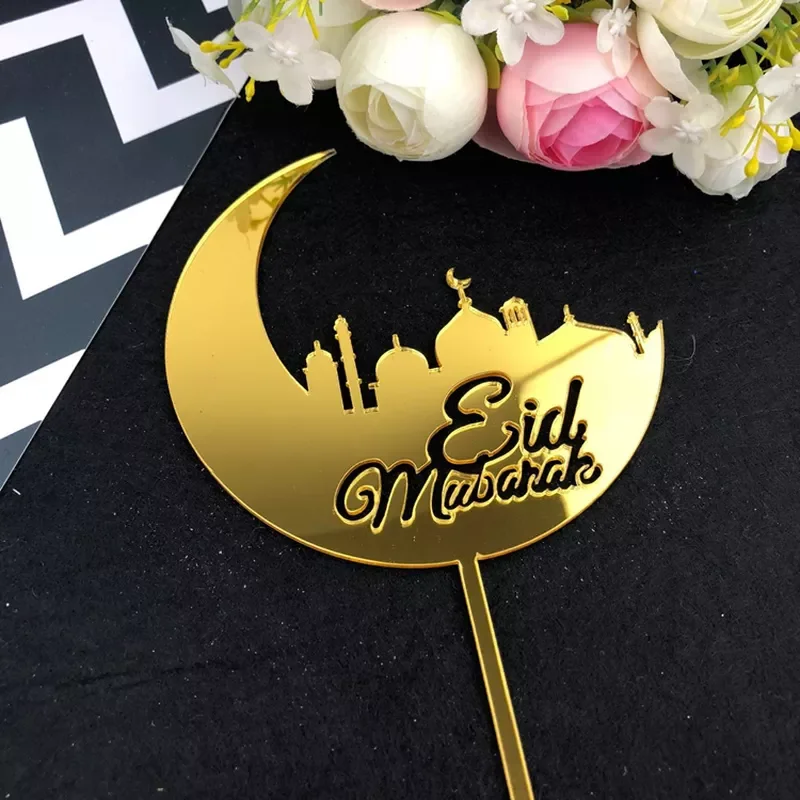 Gold Silver Acrylic Moon Ramadan Cake Topper Eid Mubarak Cake Decoration Muslim Eid Baking Decor Party Supplies Decoration
Gold Silver Acrylic Moon Ramadan Cake Topper Eid Mubarak Cake Decoration Muslim Eid Baking Decor Party Supplies Decoration