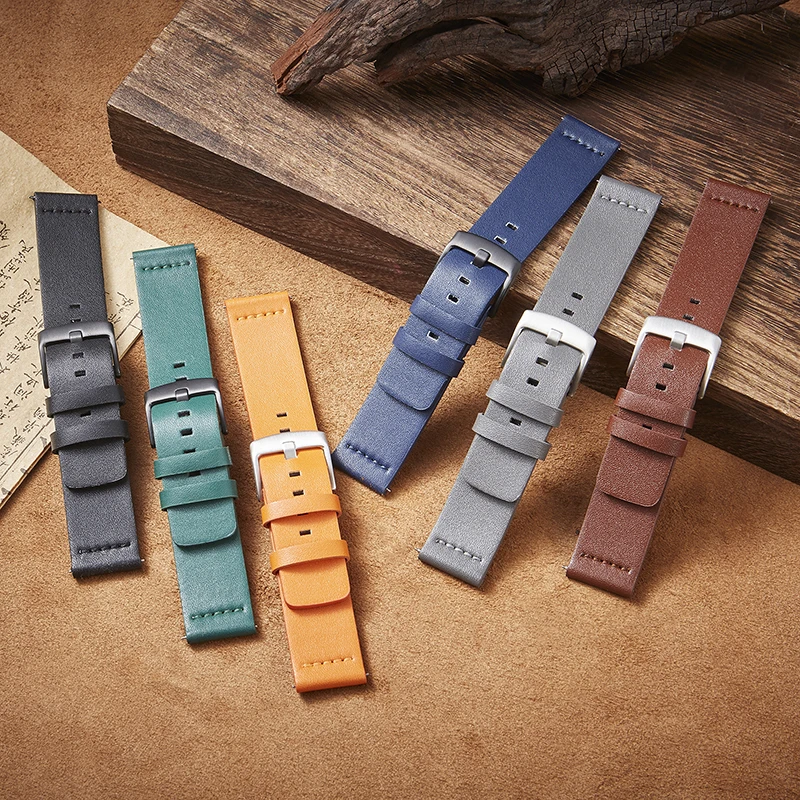 20mm 22mm Watch Band Quick Release Leather Strap for Samsung Galaxy Watch 4 Active2 for Huawei Watch Gt 2 18mm 24mm Straps Belt
20mm 22mm Watch Band Quick Release Leather Strap for Samsung Galaxy Watch 4 Active2 for Huawei Watch Gt 2 18mm 24mm Straps Belt