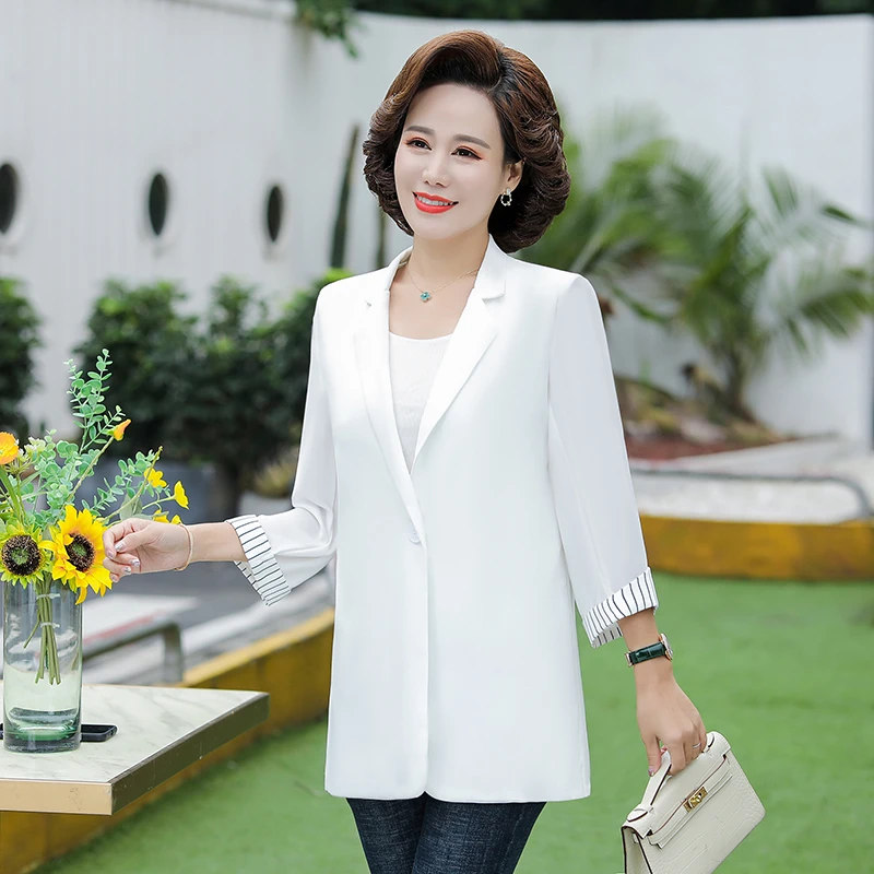 New 2022 Women Blazers And Jackets Small Suit Casual Slim Cotton White/blue/Black Small Suit Coat
New 2022 Women Blazers And Jackets Small Suit Casual Slim Cotton White/blue/Black Small Suit Coat