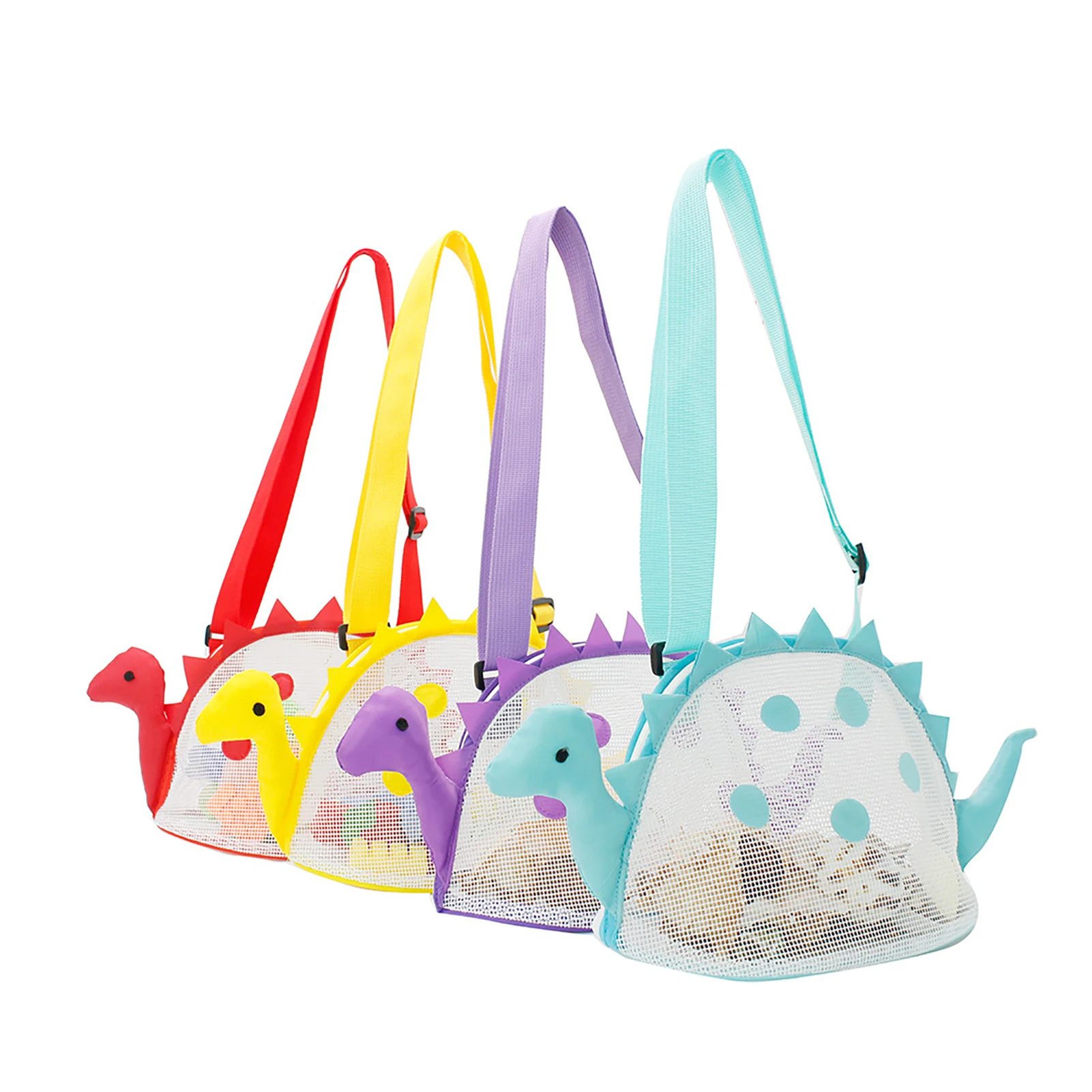4 Pcs Colorful Mesh Beach Bag Sea For Kids Dinosaur Sea Shell Bag Beach Toys Storage Bag Adjustable Small Mesh Bag With Zipper
4 Pcs Colorful Mesh Beach Bag Sea For Kids Dinosaur Sea Shell Bag Beach Toys Storage Bag Adjustable Small Mesh Bag With Zipper