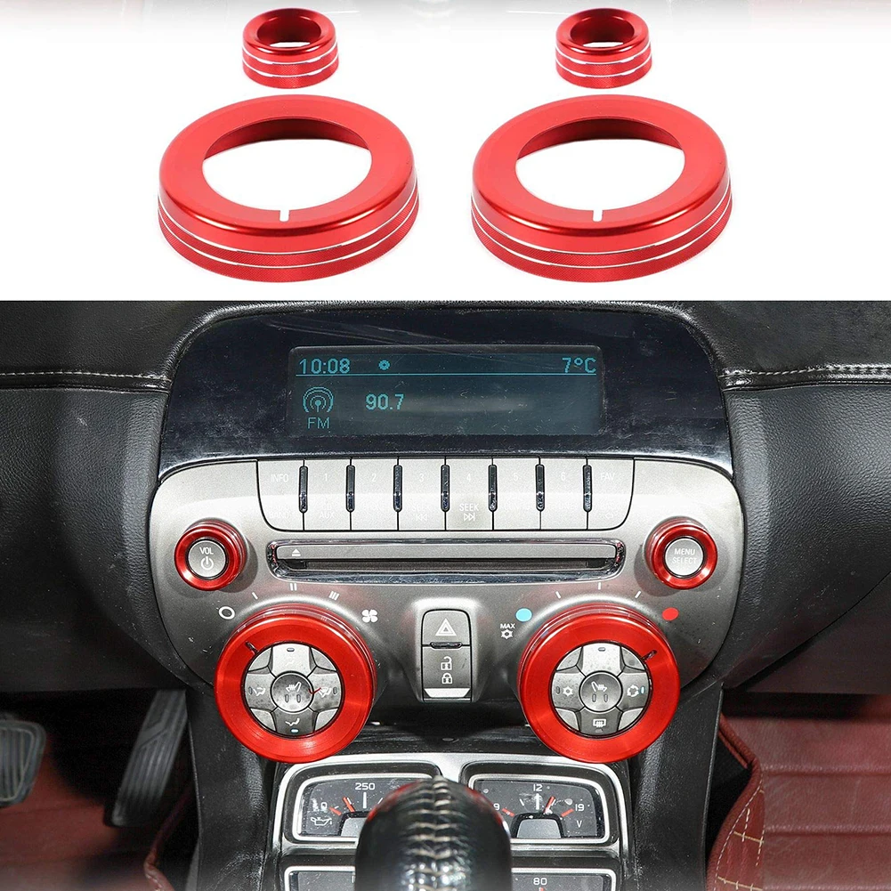 Interior Accessories Switch Button Knob Trim Cover Aluminum Dashboard Trim Ring Cover For Chevrolet Camar 10-15
Interior Accessories Switch Button Knob Trim Cover Aluminum Dashboard Trim Ring Cover For Chevrolet Camar 10-15