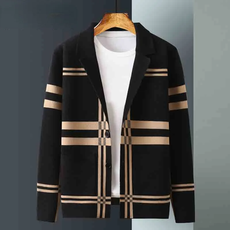 Luxury England Pocket Men Knit Sweater Cardigan Top Grade Fashion Brand Designer Suit Collar Autumn Winter Slim Jacket coat
Luxury England Pocket Men Knit Sweater Cardigan Top Grade Fashion Brand Designer Suit Collar Autumn Winter Slim Jacket coat