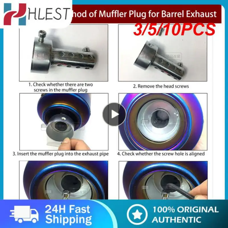 3/5/10PCS Various Caliber Length Motorcycle Exhaust Muffler Durable Muffler Plug Adjustable Universal Exhaust Pipe Muffler
3/5/10PCS Various Caliber Length Motorcycle Exhaust Muffler Durable Muffler Plug Adjustable Universal Exhaust Pipe Muffler