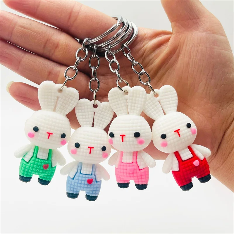 Fashion Creative Cartoon Rabbit Keychain Girl Cute Bag Pendant Car Key Ring New Year Gift
Fashion Creative Cartoon Rabbit Keychain Girl Cute Bag Pendant Car Key Ring New Year Gift