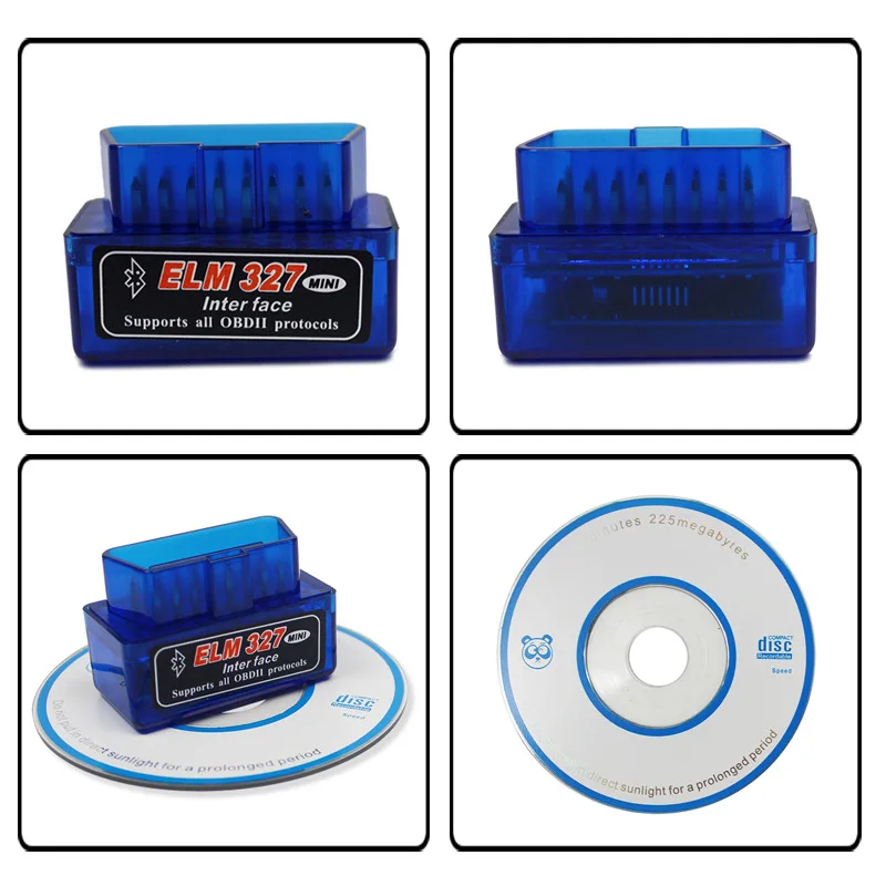 ELM327 V2.1 OBD2 мини-сканер Bluetooth-совместимый автомобильный диагностический сканер Elm