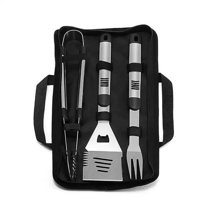 BBQ Tools Set Elongated Handles Anti-scald design High Quality Bag Anti-Slip Handle Includes 19-inch , Spatula, and Fork – Han
BBQ Tools Set Elongated Handles Anti-scald design High Quality Bag Anti-Slip Handle Includes 19-inch , Spatula, and Fork – Han