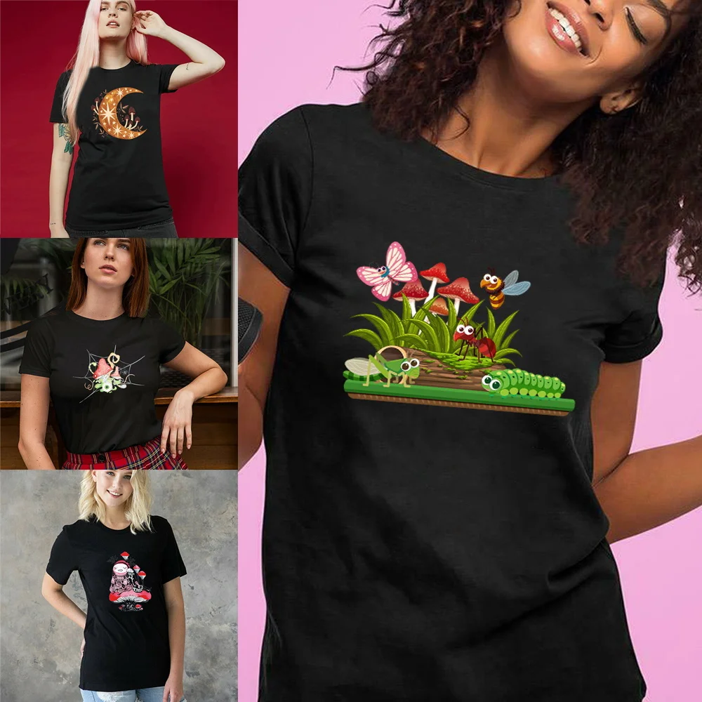 T-Shirt Mushroom Print Women Short Sleeve 2023 Summer Fashion Hot Sale O-Neck Pullover T Shirt Comfortable Top Casual Trend Tees
T-Shirt Mushroom Print Women Short Sleeve 2023 Summer Fashion Hot Sale O-Neck Pullover T Shirt Comfortable Top Casual Trend Tees
