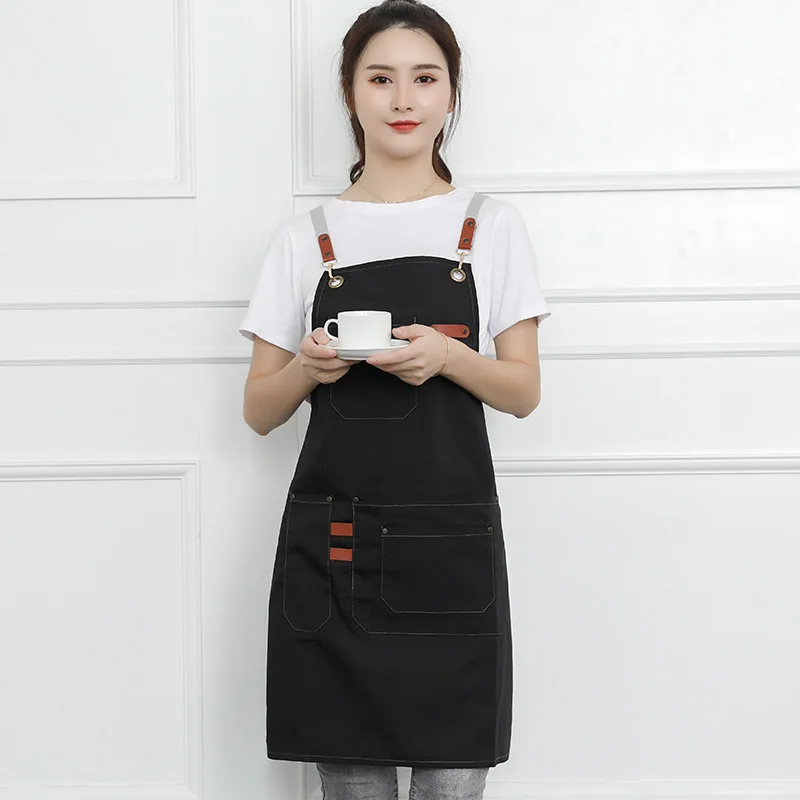 New Fashion Canvas Kitchen Aprons For Woman Men Chef Work Apron For Grill Restaurant Bar Shop Cafes Beauty Nails Studios Uniform
New Fashion Canvas Kitchen Aprons For Woman Men Chef Work Apron For Grill Restaurant Bar Shop Cafes Beauty Nails Studios Uniform