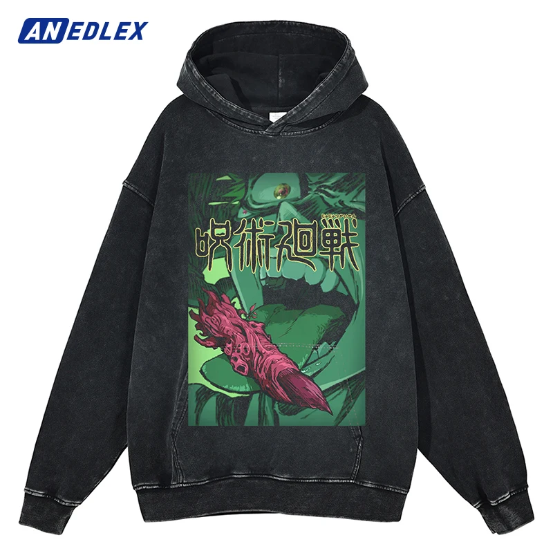 Hip Hop Streetwear Vintage Washed Oversized Hoodie Sweatshirt Japanese Anime Graphic Hoodie Harajuku Cotton Men Hooded Pullover
Hip Hop Streetwear Vintage Washed Oversized Hoodie Sweatshirt Japanese Anime Graphic Hoodie Harajuku Cotton Men Hooded Pullover