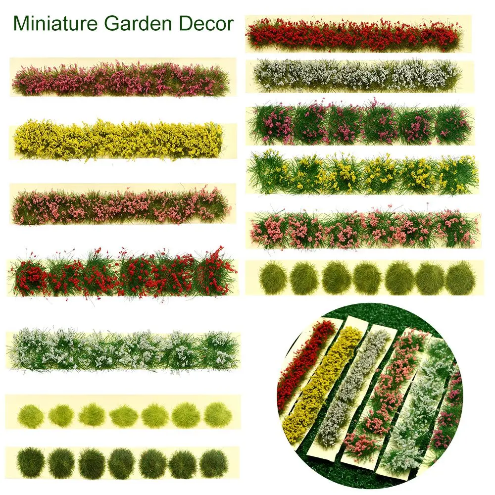 DIY Miniature Garden Decor Durable Static Scenery Model Landscape Wargame Grass Tufts Building Layout Sand Table Flower Cluster
DIY Miniature Garden Decor Durable Static Scenery Model Landscape Wargame Grass Tufts Building Layout Sand Table Flower Cluster