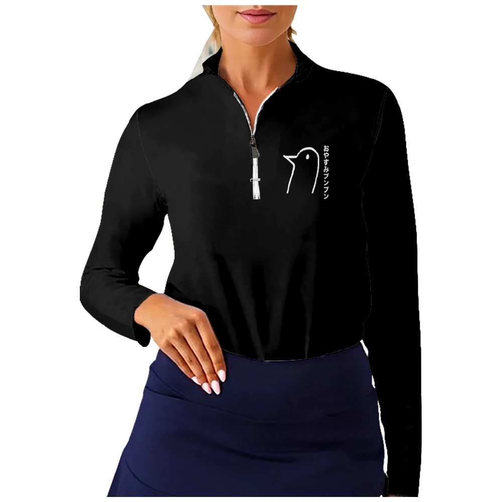 Oyasumi Punpun Golf Shirt Women Long Sleeve Half Zip Breathable Quick Dry Tops Casual Sportswear
Oyasumi Punpun Golf Shirt Women Long Sleeve Half Zip Breathable Quick Dry Tops Casual Sportswear