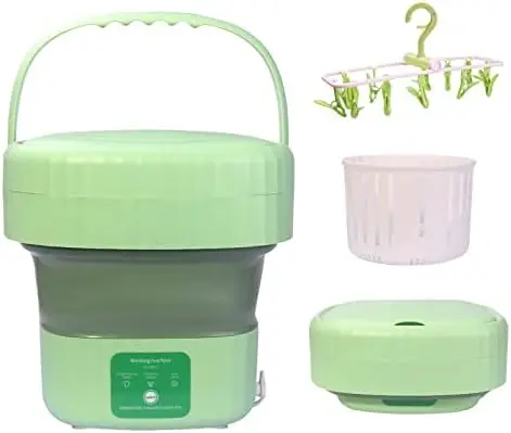 Washing Machine,Mini Foldable Washer and Spin Dryer, Small Washer for Baby Clothes, Underwear or Small Items, Apartment, Dorm, C
Washing Machine,Mini Foldable Washer and Spin Dryer, Small Washer for Baby Clothes, Underwear or Small Items, Apartment, Dorm, C
