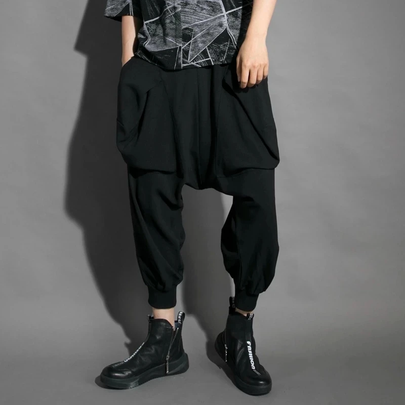 Men's Low-Grade Casual Pants Dark Wind Summer Popular Style Personalized Loose Trend Off Crotch Pants Hougong Pants
Men's Low-Grade Casual Pants Dark Wind Summer Popular Style Personalized Loose Trend Off Crotch Pants Hougong Pants
