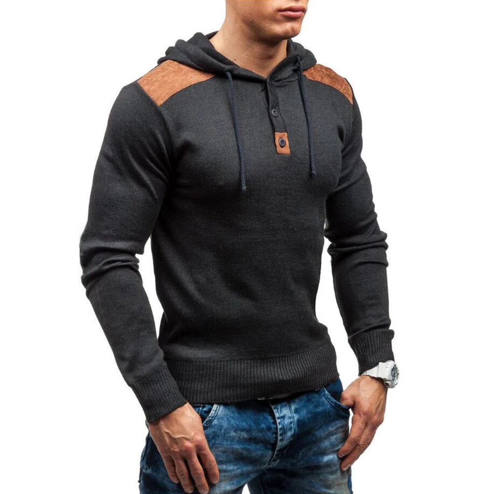 Hot Sale Sweatshirts Classic Delicate Texture Men Long Sleeve Suede Decor Solid Drawstring Knitted Fashion Autumn Hoodies
Hot Sale Sweatshirts Classic Delicate Texture Men Long Sleeve Suede Decor Solid Drawstring Knitted Fashion Autumn Hoodies