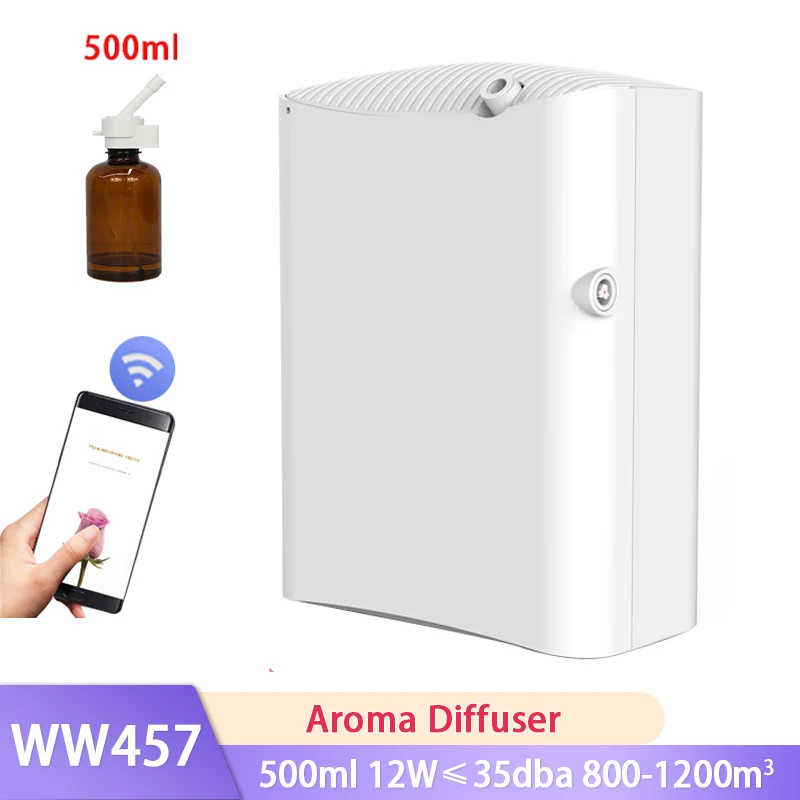 500ml Aroma Diffuser Machine ave WIFI Version Smart Timing with WIFI Control Connected Commercial Essential Oil Aroma Diffuser
500ml Aroma Diffuser Machine ave WIFI Version Smart Timing with WIFI Control Connected Commercial Essential Oil Aroma Diffuser