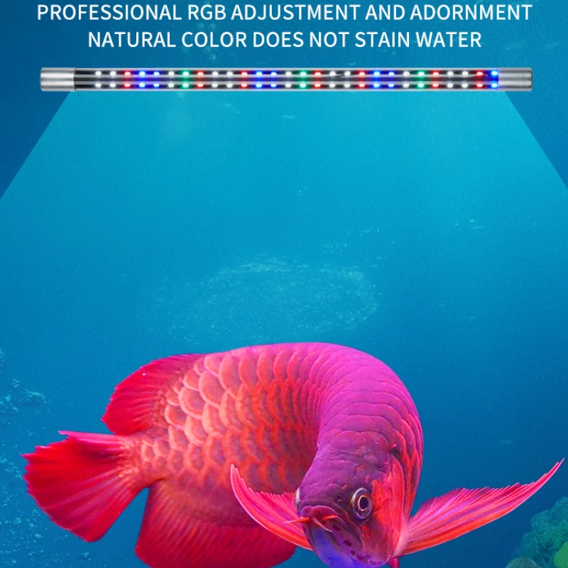 LED Wide Angle Aquarium Light, Waterproof Fish Tank Lamp, Submersible, High Brightness, RGB, Plant Grow, 40-50cm
LED Wide Angle Aquarium Light, Waterproof Fish Tank Lamp, Submersible, High Brightness, RGB, Plant Grow, 40-50cm