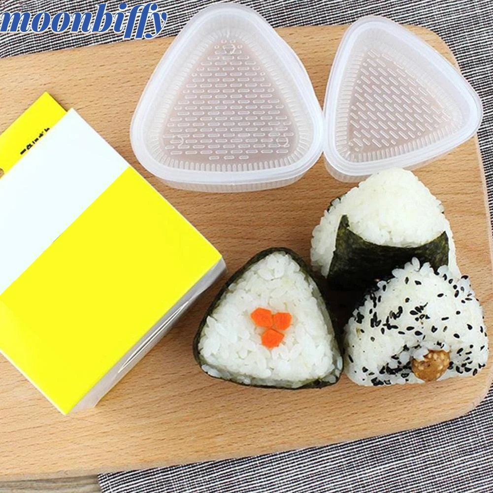 2 pcs/set Triangle Sushi Mold Food -Grade Plastic Rice Sushi Mould Rice Ball Japanese Bento Press Food Maker Tools diy toys
2 pcs/set Triangle Sushi Mold Food -Grade Plastic Rice Sushi Mould Rice Ball Japanese Bento Press Food Maker Tools diy toys