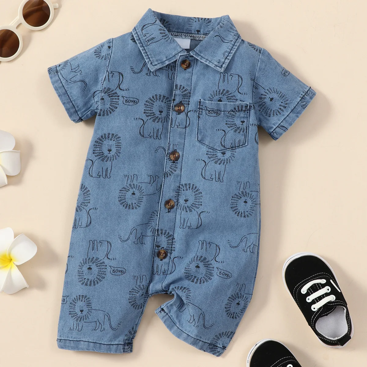 Spring Baby Boys Rompers Baby Girl Short Sleeves Rompers Summer Baby Boy Girl Newborn Cowboy Rompers Clothes
Spring Baby Boys Rompers Baby Girl Short Sleeves Rompers Summer Baby Boy Girl Newborn Cowboy Rompers Clothes