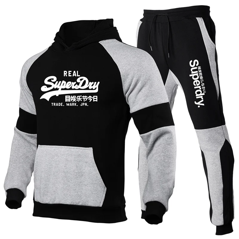 New brand sportswear fashion men's sportswear two-piece suit cotton fleece padded hoodie + pants sports suit men
New brand sportswear fashion men's sportswear two-piece suit cotton fleece padded hoodie + pants sports suit men