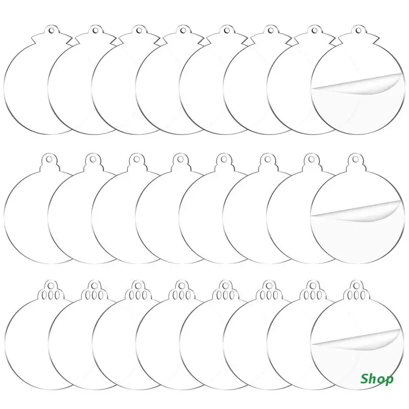 L5YC 3.5" Clear Acrylic Christmas Ornament,Blank Christmas Bauble Tree Decoration
L5YC 3.5" Clear Acrylic Christmas Ornament,Blank Christmas Bauble Tree Decoration
