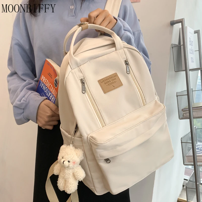 Multifunction Double Zipper Women Backpack Teenager Girls Laptop Backpack Harajuku Student Shoulder Bag Korean Style Schoolbag
Multifunction Double Zipper Women Backpack Teenager Girls Laptop Backpack Harajuku Student Shoulder Bag Korean Style Schoolbag