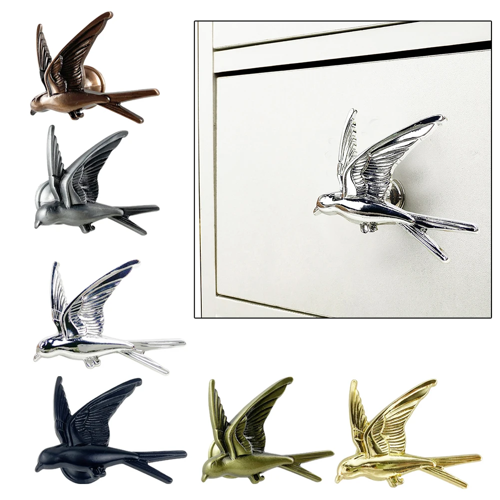 Bird Shape Furniture Handle Antique Gold Silver Handles For Cabinets Cupboard Drawers Zinc Alloy Drawer Wardrobe Pulls Handle
Bird Shape Furniture Handle Antique Gold Silver Handles For Cabinets Cupboard Drawers Zinc Alloy Drawer Wardrobe Pulls Handle