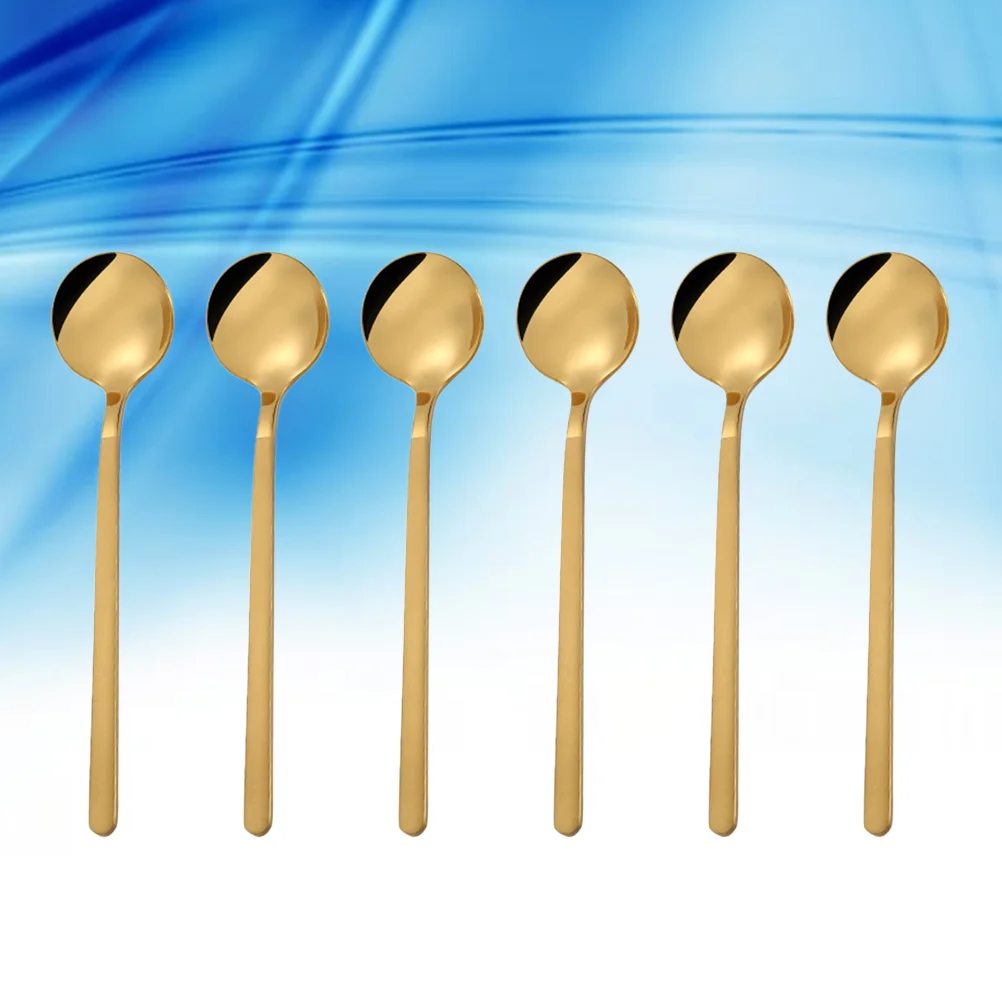 Spoon Handle Spoons Stirring Tea Cocktail Coffee Round Steel Stainless Mini Cream Ice Iced Mixing Bar Latte Teaspoon Dessert
Spoon Handle Spoons Stirring Tea Cocktail Coffee Round Steel Stainless Mini Cream Ice Iced Mixing Bar Latte Teaspoon Dessert