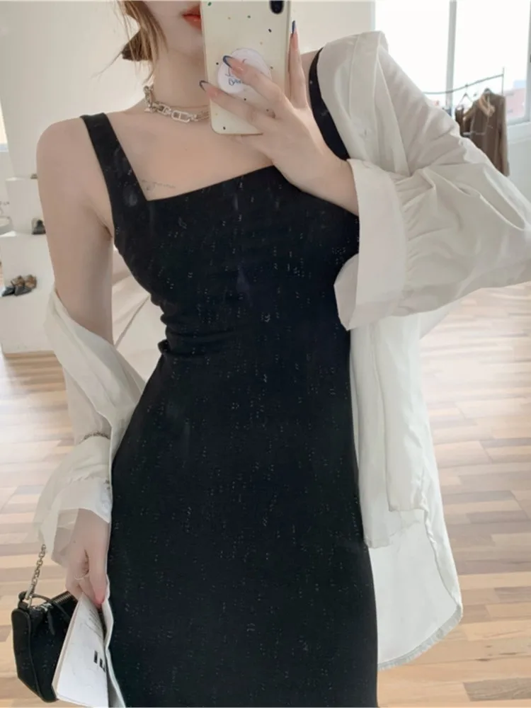 Summer Women's Sexy Spaghetti Strap Prom Dress Female Fashion Sleeveless Slim Party Club Clothes Vestidos
Summer Women's Sexy Spaghetti Strap Prom Dress Female Fashion Sleeveless Slim Party Club Clothes Vestidos