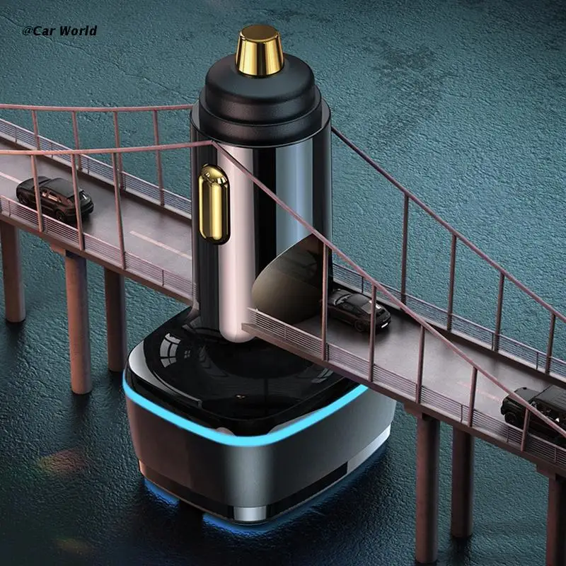 6XDB Dual USB Type-C Car Charger 3 Ports Cigarette lighter Socket Car Charger Adapter
6XDB Dual USB Type-C Car Charger 3 Ports Cigarette lighter Socket Car Charger Adapter