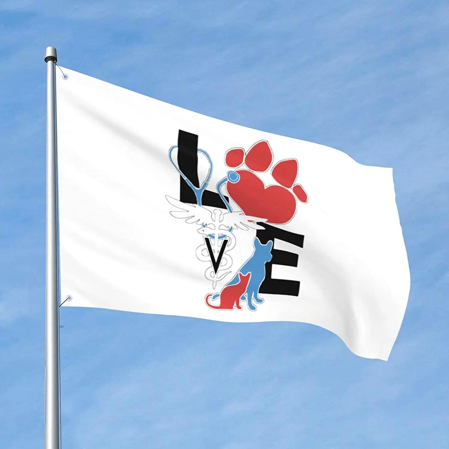 Love Cat and Dog Garden Flag Vertical Summer Autumn Welcome House Flag for Holiday Party Yard Banner
Love Cat and Dog Garden Flag Vertical Summer Autumn Welcome House Flag for Holiday Party Yard Banner