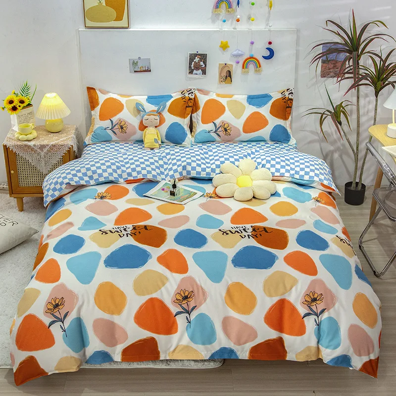 Soft Twin Bedding Set Chic Duvet Cover Reversible & Breathable Printed Bed Sets with Zipper Closure for Kids Teens Adults TJ8110
Soft Twin Bedding Set Chic Duvet Cover Reversible & Breathable Printed Bed Sets with Zipper Closure for Kids Teens Adults TJ8110