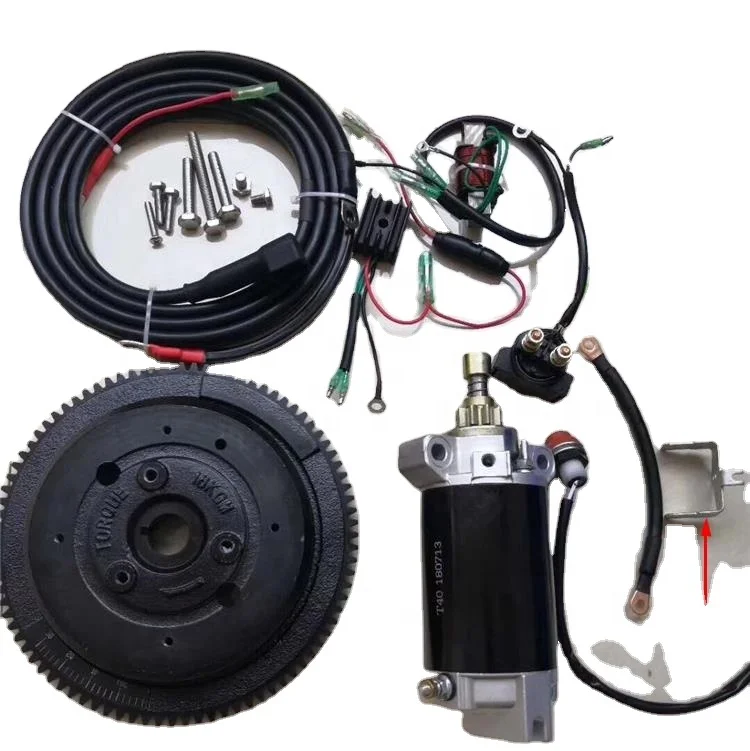 ELECTRIC START KIT FOR YAMAHA PARSUN HIDEA POWERTEC PIONEER T40 MIKATSU M40 2T 40HP 703CC OUTBOARDS STARTER MOTOR IGNITION
ELECTRIC START KIT FOR YAMAHA PARSUN HIDEA POWERTEC PIONEER T40 MIKATSU M40 2T 40HP 703CC OUTBOARDS STARTER MOTOR IGNITION