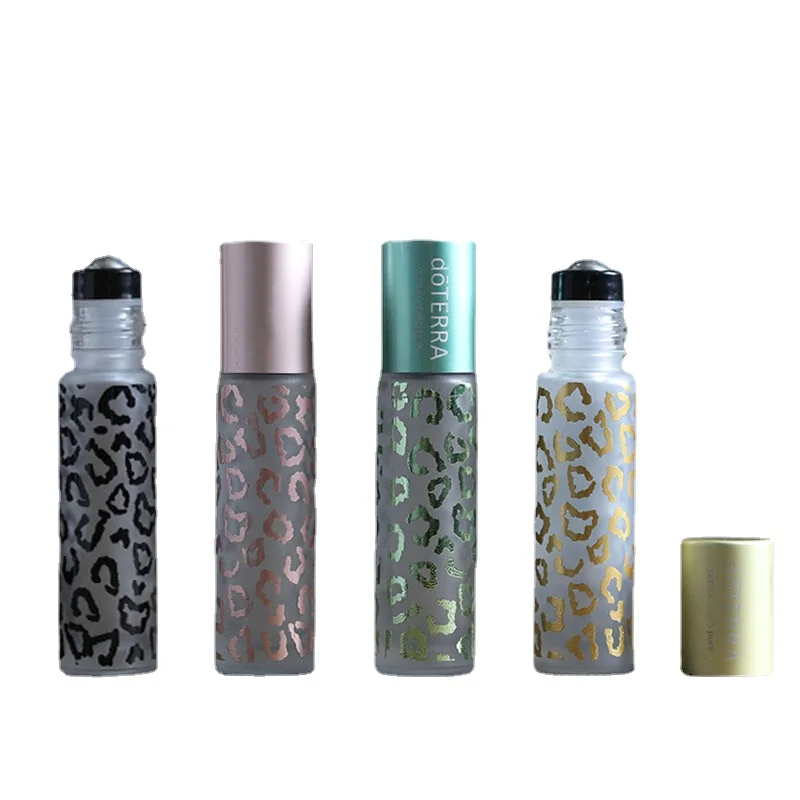 50pcs 10ml Essential Oil Empty Bottles Leopard Glass Refillable Essential Oil Vials with Stainless Steel Roller Ball for Doterra
50pcs 10ml Essential Oil Empty Bottles Leopard Glass Refillable Essential Oil Vials with Stainless Steel Roller Ball for Doterra