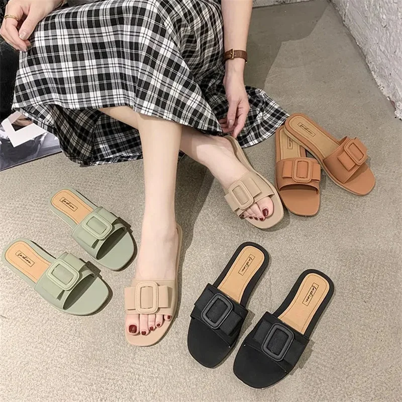 Сандалии женские на плоской подошве, модные однотонные легкие шлепанцы из ПВХ, Нескользящие, летняя Уличная обувь
Сандалии женские на плоской подошве, модные однотонные легкие шлепанцы из ПВХ, Нескользящие, летняя Уличная обувь