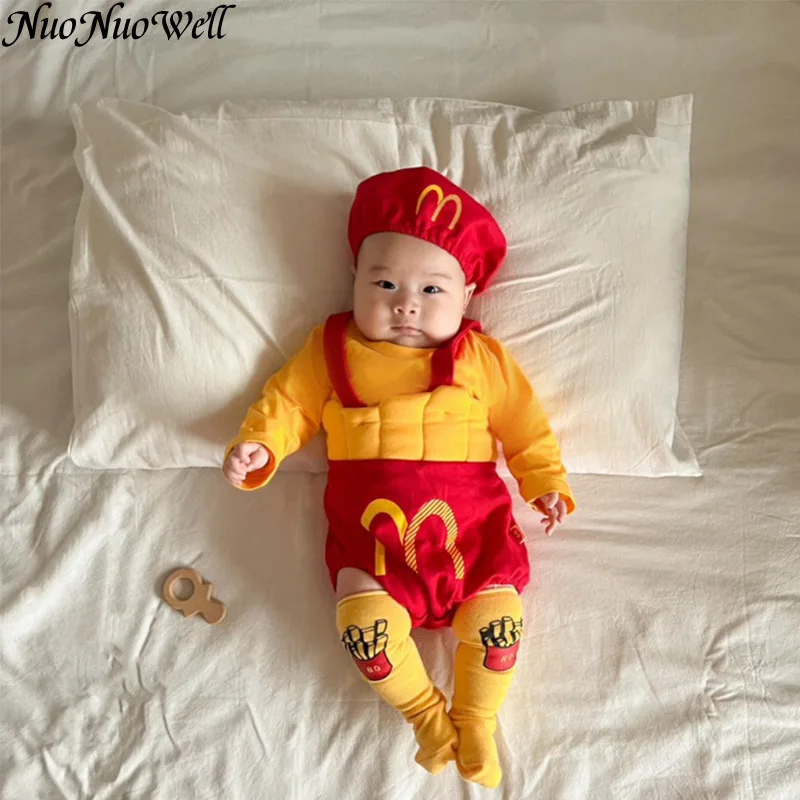 Baby Clothes New Korean Baby One Piece Clothes Cartoon M With Hat Long Sleeve White T Shirt Baby Girl Outwear Clothes Bodysuit
Baby Clothes New Korean Baby One Piece Clothes Cartoon M With Hat Long Sleeve White T Shirt Baby Girl Outwear Clothes Bodysuit