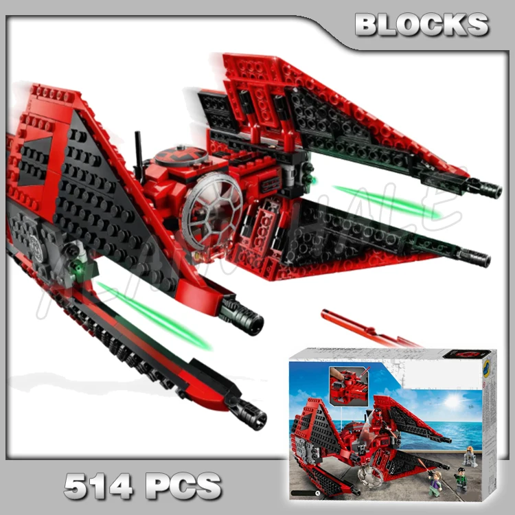 514pcs Star Major Vonreg TIE Fighter Space Starship Resistance R1-J5 Droid 11422 Building Blocks Boys Compatible With Model
514pcs Star Major Vonreg TIE Fighter Space Starship Resistance R1-J5 Droid 11422 Building Blocks Boys Compatible With Model