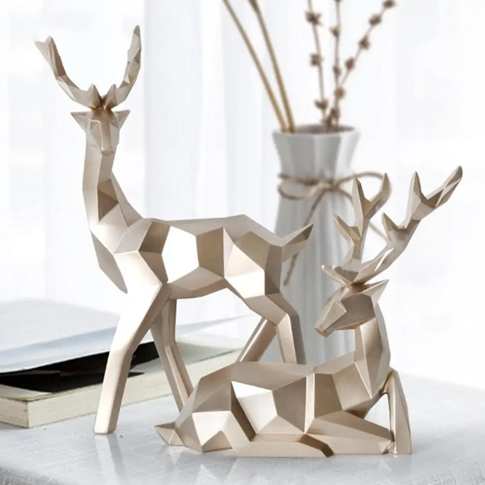 Elk Statue Decor Durable Deer Statue Cute Smooth Surface Excellent Couple Deer Sculpture
Elk Statue Decor Durable Deer Statue Cute Smooth Surface Excellent Couple Deer Sculpture