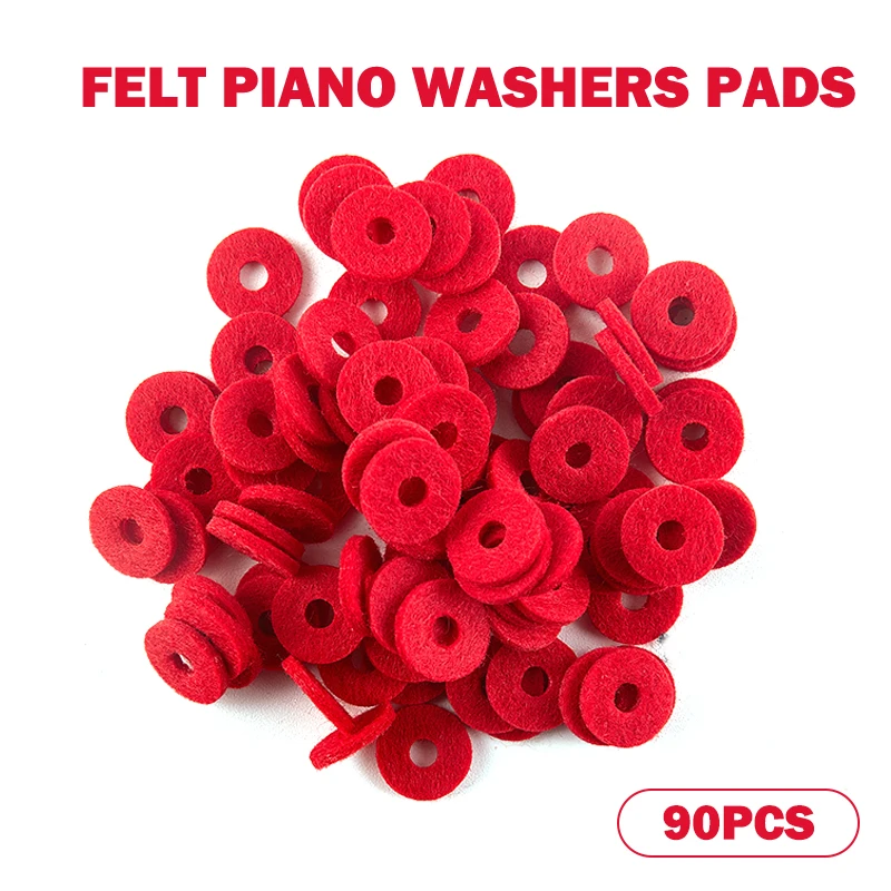 90pcs/pack Felt Piano Washers Pads For Front Rail Regulating And Keyboard Balance Piano Tuning Accessories Repair Tool Parts
90pcs/pack Felt Piano Washers Pads For Front Rail Regulating And Keyboard Balance Piano Tuning Accessories Repair Tool Parts