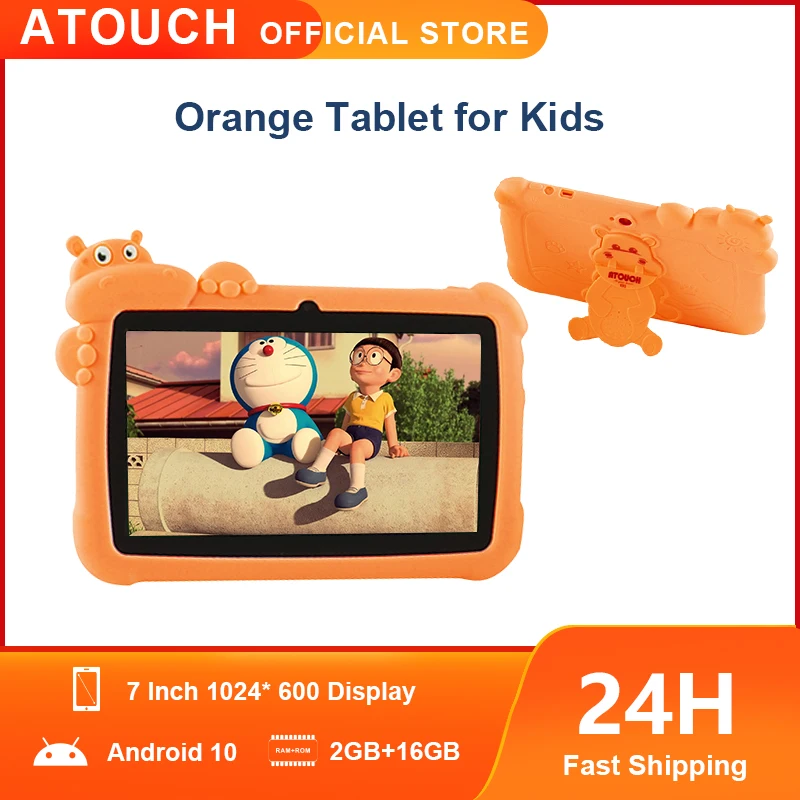 ATOUCH Kids Tablet 7 Inch Android 2GB RAM 16GB ROM Android 10 WiFi Dual Camera, Educational Tablet with Silicone Case
ATOUCH Kids Tablet 7 Inch Android 2GB RAM 16GB ROM Android 10 WiFi Dual Camera, Educational Tablet with Silicone Case