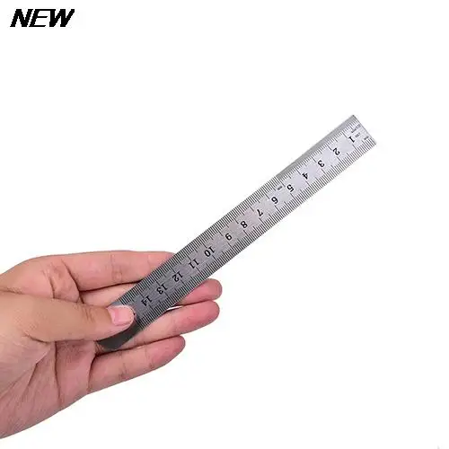 1PC 15cm Stainless Steel Metric Rule Precision Double Sided Metal Ruler Measuring Tool Student Stationery
1PC 15cm Stainless Steel Metric Rule Precision Double Sided Metal Ruler Measuring Tool Student Stationery
