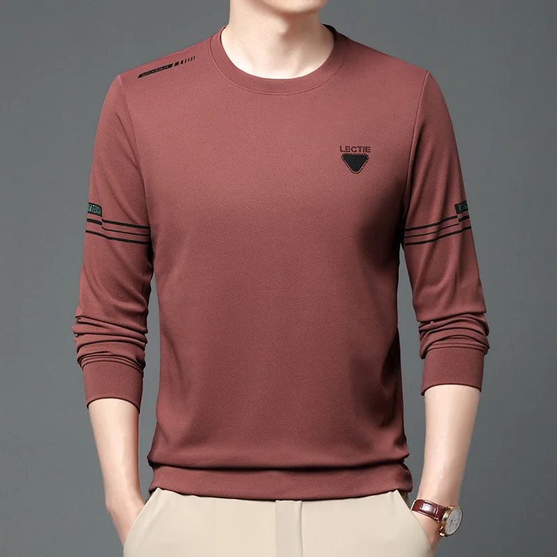 2023 New Long Sleeve Men's T-shirt Fashion Hanban Waffle Casual Fashion Fashion Brand Round Neck Sweaterkorean fashionclothes fo
2023 New Long Sleeve Men's T-shirt Fashion Hanban Waffle Casual Fashion Fashion Brand Round Neck Sweaterkorean fashionclothes fo