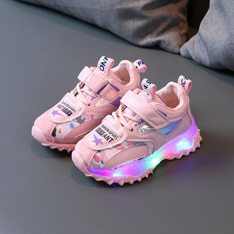 Size 21-30 Kids Casual LED Lights Sport Shoes for Boys Children Wear-resistant Glowing Running Sneakers Girls Baby Luminous Shoe
Size 21-30 Kids Casual LED Lights Sport Shoes for Boys Children Wear-resistant Glowing Running Sneakers Girls Baby Luminous Shoe