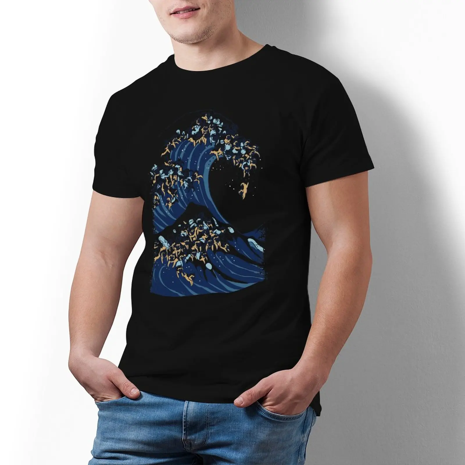 The Great Wave of Pugs T Shirt Vanilla Summer Cotton T-Shirt Big Graphic Tshirt Man
The Great Wave of Pugs T Shirt Vanilla Summer Cotton T-Shirt Big Graphic Tshirt Man